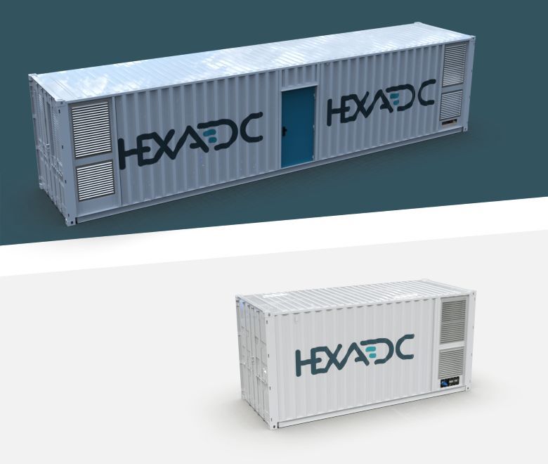 conteneurs maritimes standard 20 et 40 pieds / standard 20-foot and 40-foot shipping containers