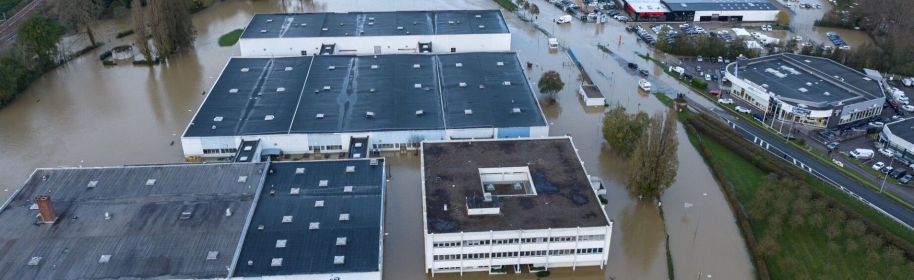 Notre site de Boulogne inondé / Our site in Boulogne has been flooded