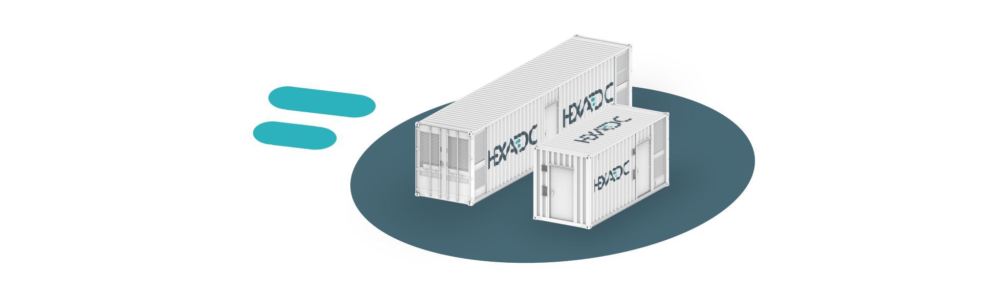 Deux data centers de tailles différentes / Two data centres of different sizes