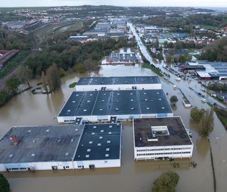 Notre site de Boulogne inondé / Our site in Boulogne has been flooded
